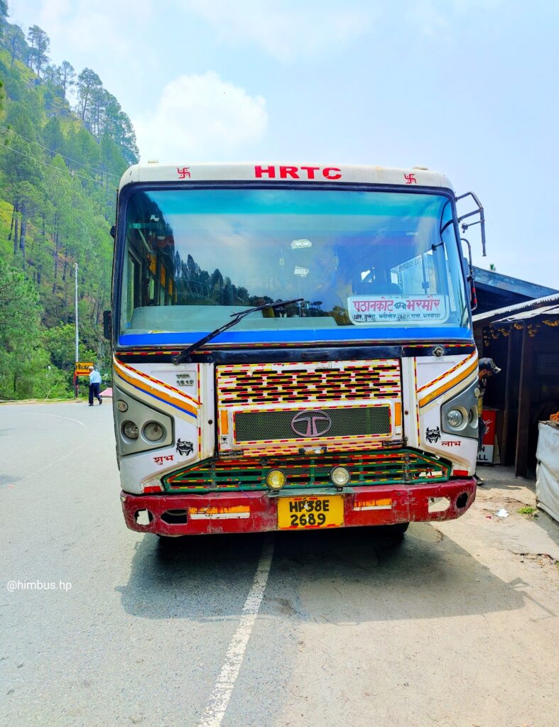 Pathankot to Bharmour Bus Timing 1